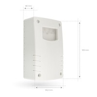 Ledvion Interruptor crepuscular externo - con temporizador - IP54