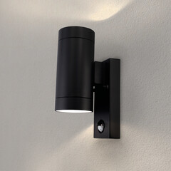 Aplique de Pared LED Nova Up & Down con sensor - Negro - GU10