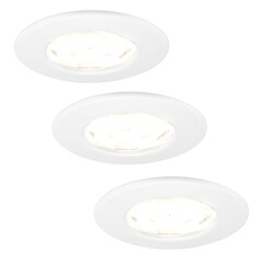 Focos Empotrables LED Regulables - IP65 - 5W - 2700K - ø84mm - 5 años de garantía - 3 pack