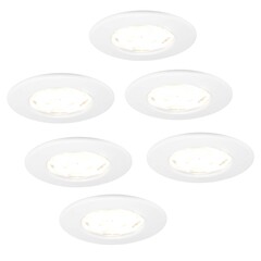 Focos Empotrables LED Regulables - IP65 - 5W - 2700K - ø84mm - 5 años de garantía - 6 pack