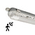 Pantalla Estanca LED con Sensor 60 cm - 6.3W - 6500K - IP65 - con Tubo LED