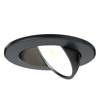 Ledvion Focos Empotrables LED Regulables Negros - IP65 - 5W - CCT - ø75mm - 5 años de garantía - Para el baño
