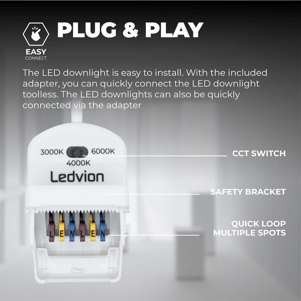 Focos Empotrables LED Regulables - IP65 - 5W - CCT - ø75mm - 6 pack -  Lámparasonline.es