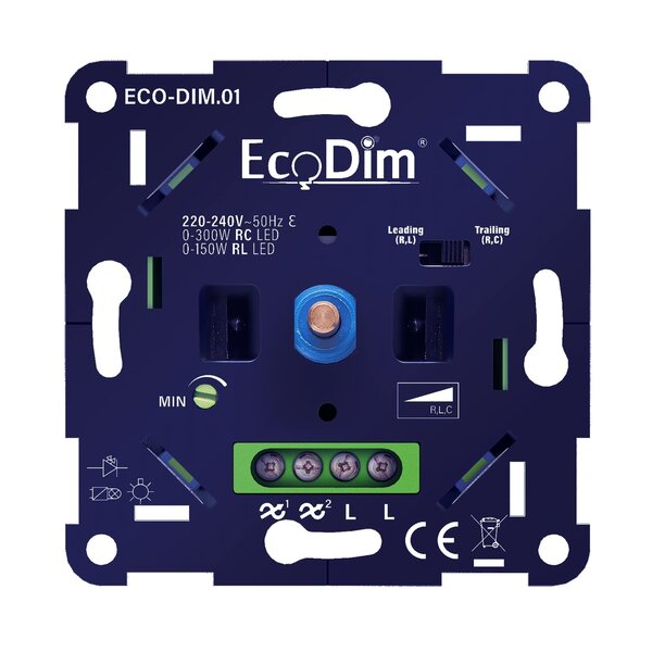 EcoDim Regulador de Intensidad de Luz LED 0-300 Watt – Universal