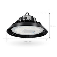 Lámparasonline Campana LED 240W - Philips Driver - 120° - 150Lm/W - 6000K - IP65 - Regulable - 5 años de garantía