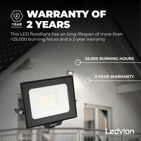 Ledvion Proyector LED Osram 30W – 3600 Lumen – 6500K