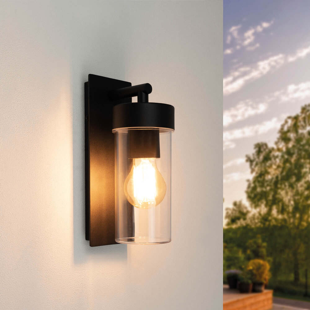 Ledvion Aplique de Pared Exterior - Negro - Moderno - Regulable - Casquillo E27 - IP44