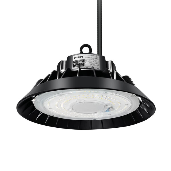 Lámparasonline Campana LED 100W - Philips Driver - 120° - 150lm/W - 6000K - IP65 - Regulable - 5 años de garantía