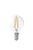 Bombilla Filamento LED esférica Calex - E14 - 470 lúmenes - Plata