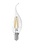 Calex Punta de vela Lámpara LED Filamento - E14 - 250 Lm - Plata