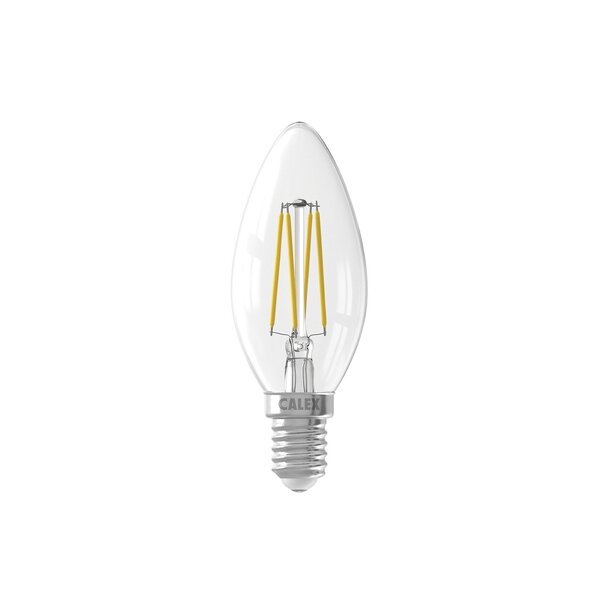 Calex Lámpara LED Vela Calex Filamento - E14 - 350 Lm - Plata
