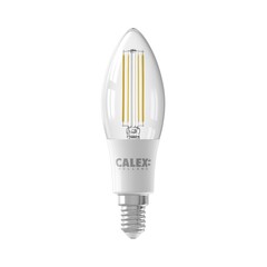 Lámpara LED Vela Calex Filamento - E14 - 470 Lm - Plata