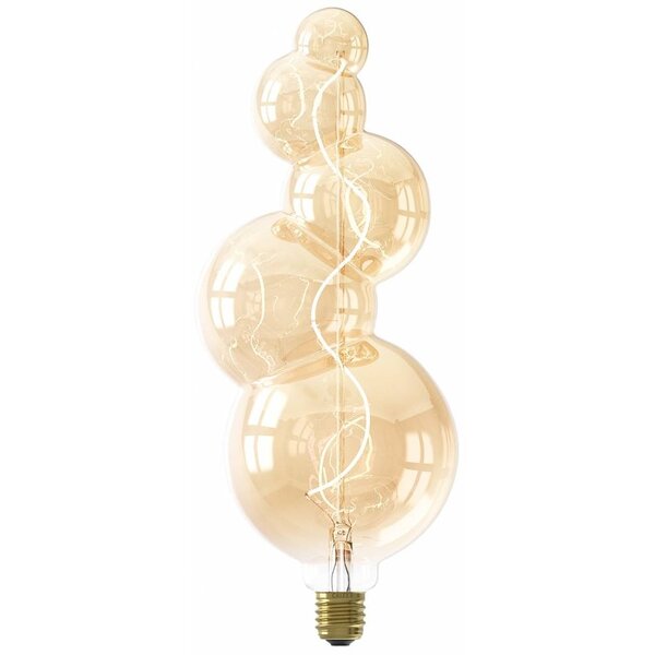 Calex Bombilla LED Calex Alicante Ø125 - E27 - 60 Lumen - Oro