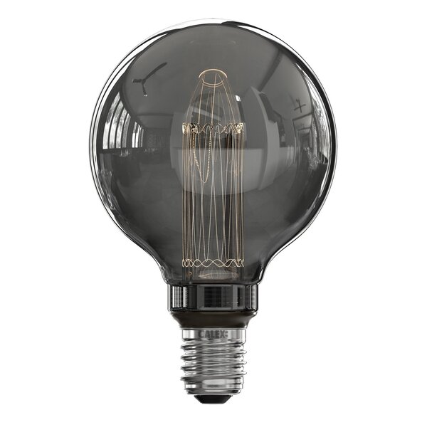 Calex Lámpara LED Calex Globe G95 - E27 - 3,5W - 40 Lm - 2000K - Titanio