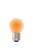 Lámpara de bola LED de colores - Naranja - E27 - 1W - 240V