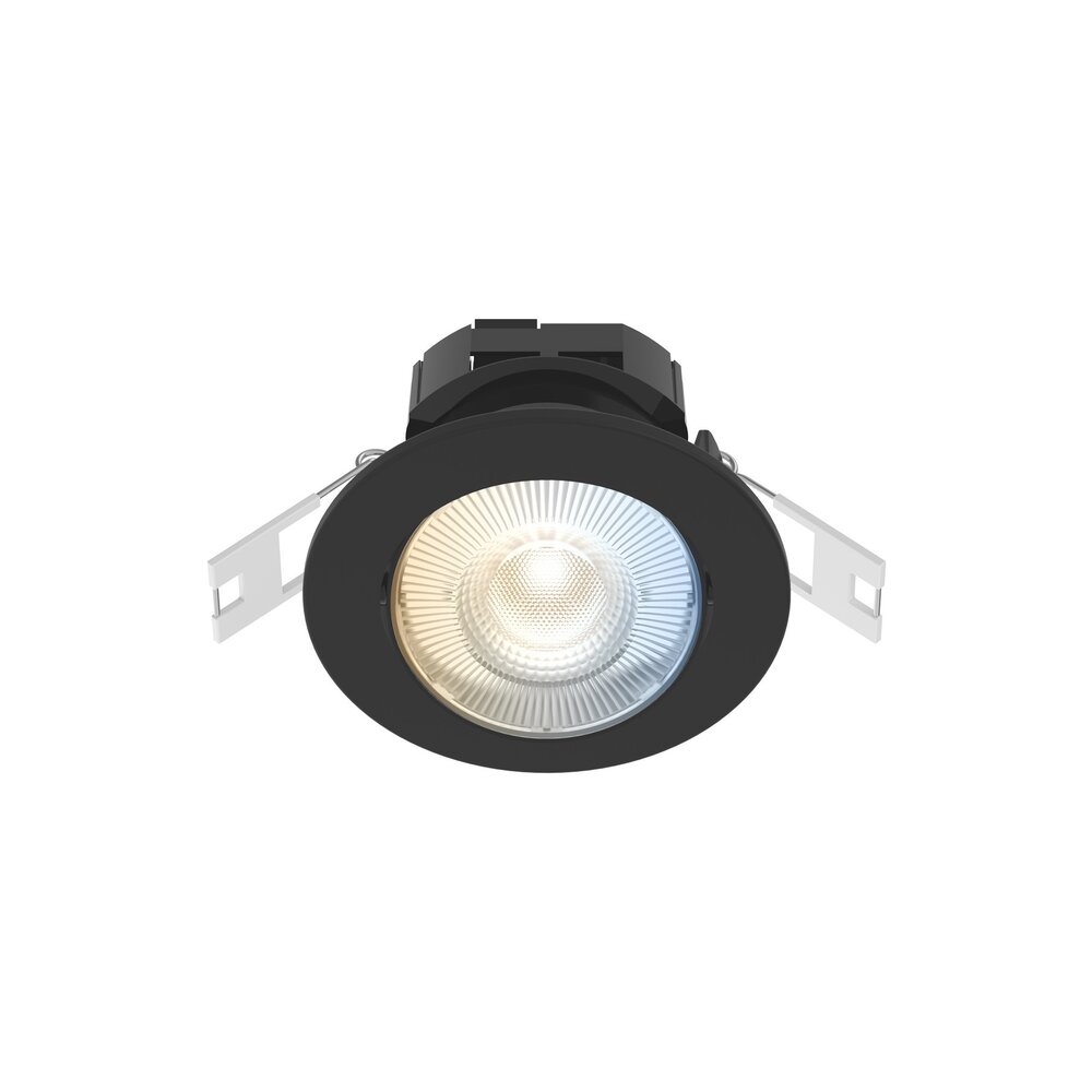 Calex Focos empotrables LED Calex Smart 5W - CCT - 345 lúmenes - Ø85 mm - Negro