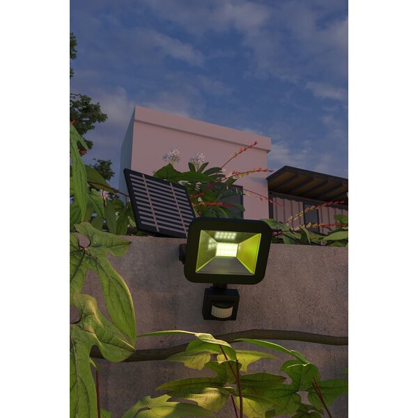 Calex Calex Foco Proyector LED Solar con sensor 12W - 800 Lumen - IP44 - 6000-7000K