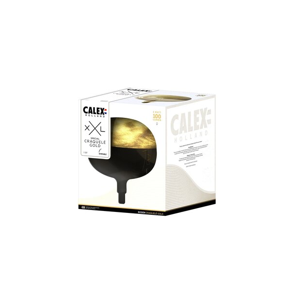 Calex Calex Boden XXL Gold Espiral - E27 - 100 lúmenes - Oro