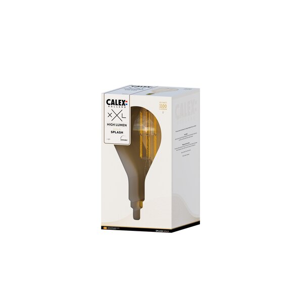 Calex Bombilla Filamento LED Calex Splash - E27 - 1100 Lm - Oro