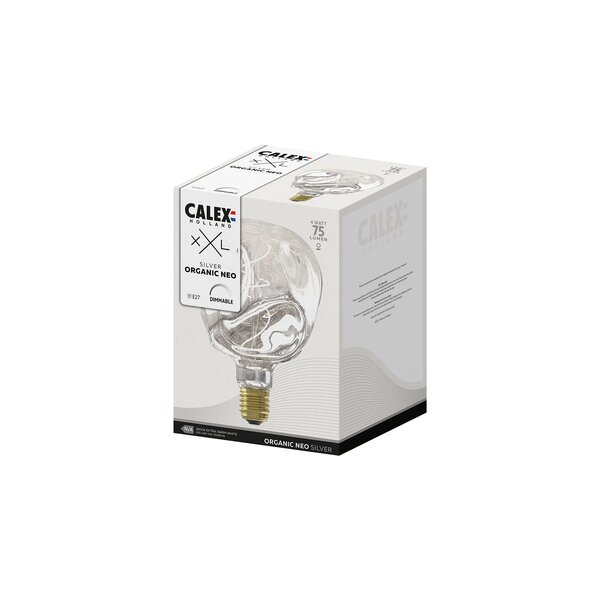 Calex Calex LED XXL Organic Neo Plata - E27 - 75 Lúmenes - Regulable