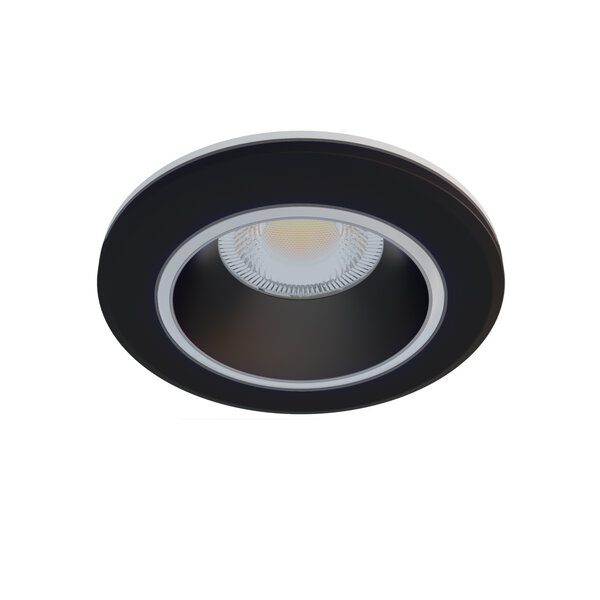 Calex Foco empotrable LED Calex Smart Halo - Negro - 6,5W - RGB+CCT - Ø94mm