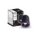 Calex Smart LED Foco de superficie Halo - Negro - 6,5W - RGB+CCT - Ø100mm