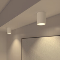 Calex Calex Smart LED Foco de superficie Halo - Blanco - 6,5W - RGB+CCT - Ø100mm