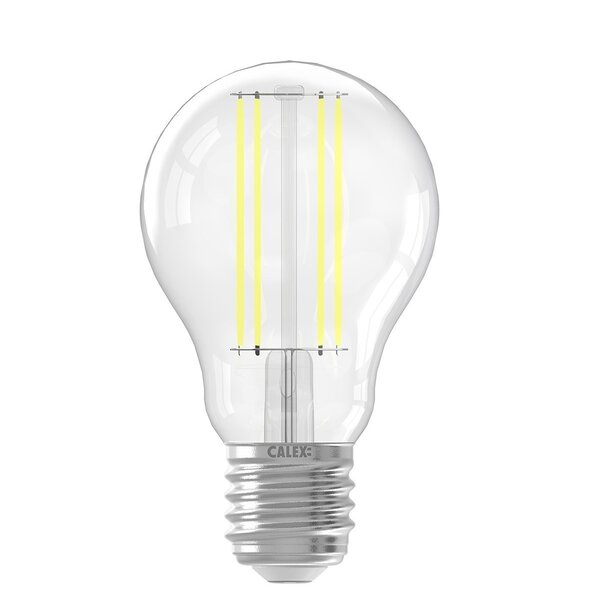 Calex Lámpara LED Calex E27 Filamento Ø60 - 2,2W - 213lm/W - 3000K - 470 Lm - Alta Eficiencia