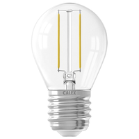 Calex Lámpara LED Esférica Calex Filamento - E27 - 250 Lm - Plata