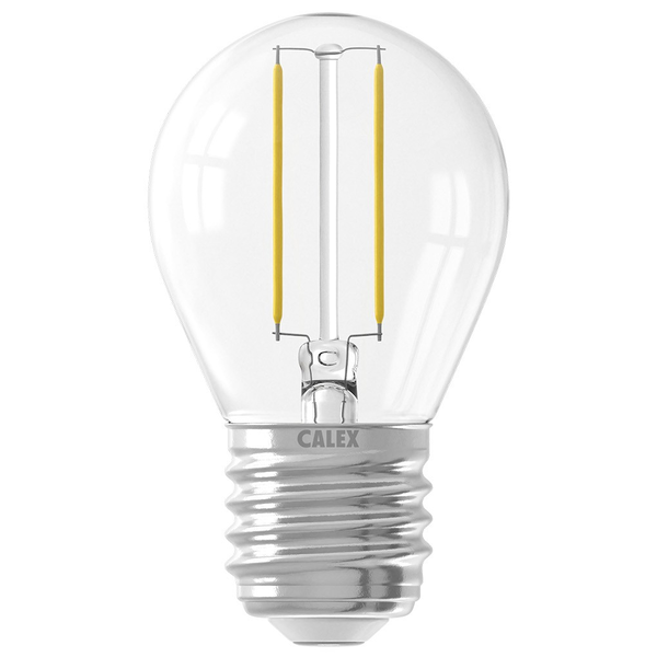 Calex Bombilla LED Esférica Calex Filamento - E27 - 250 Lm - Plata