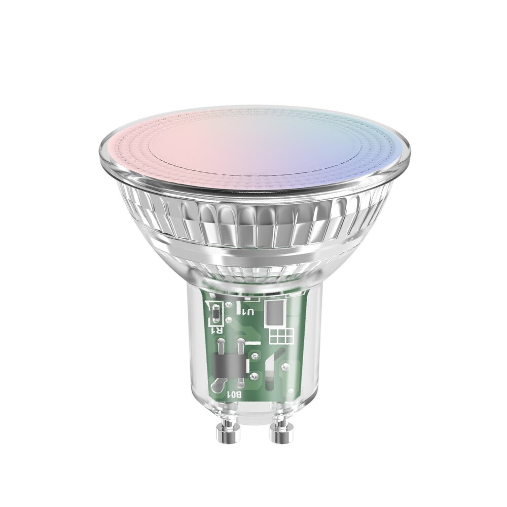 Calex Foco LED Calex Smart RGB+CCT GU10 regulable - Bluetooth Mesh - 4,9W