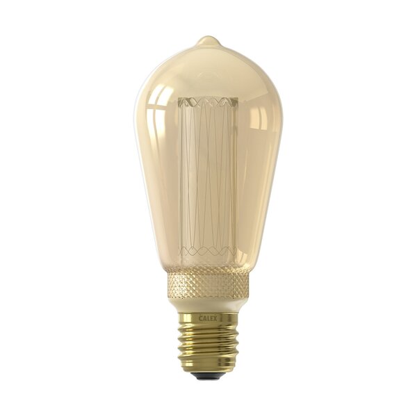 Calex Lámpara LED Rústica Calex - E27 - 120 Lm - Oro