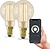 2x Lámpara de Filamento LED Calex Smart - Oro - Regulable - E14 - 7W - 1800K-3000K