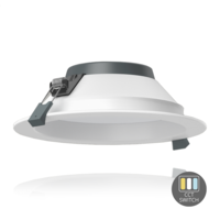 Lámparasonline Downlight LED - 15W - Ø170 mm - CCT-Switch - Blanco - 5 años de garantía