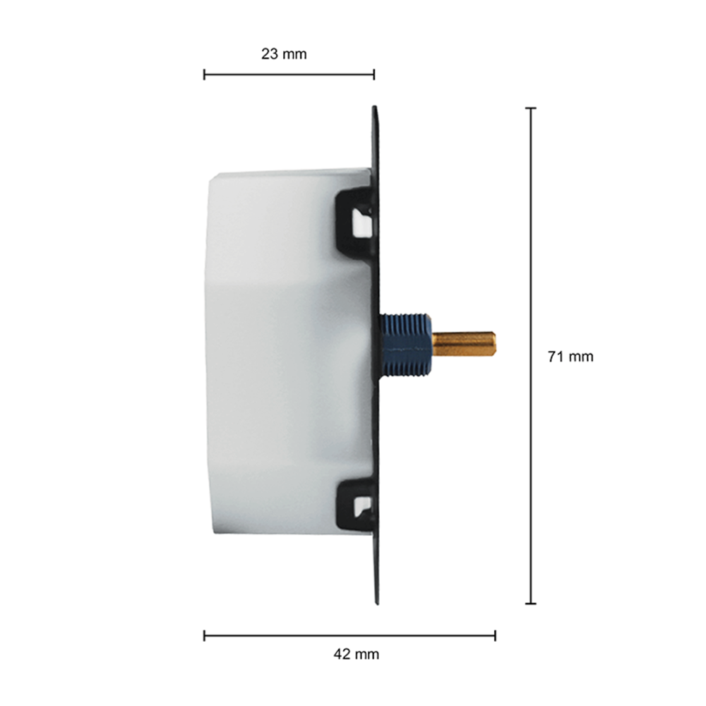 Lámparasonline Dimmer LED 0,5-250W LED 220-240V - Corte de fase - Universal