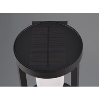 Trio Lighting Aplique LED Solar con Sensor de Movimiento - Carmo - 3000K - 2W - IP54 - Negro Mate