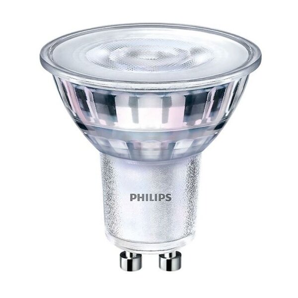 Philips Bombilla LED Philips GU10 Regulable - 3W - 4000K - 240 Lúmenes - Transparente