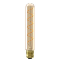 Calex Lámpara LED Tubular Cálida Ø32 - E27 - 136 Lm - Oro / Transparente