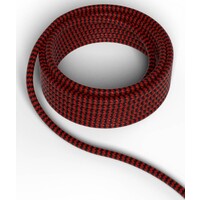 Lámparasonline Calex Cable Textil - Rojo / Negro