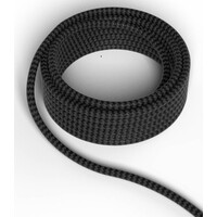 Lámparasonline Calex Cable Textil - Negro / Gris
