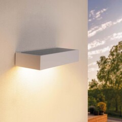 Aplique de Pared Solar con Sensor de Movimiento - Blanco - 6W - 3000K