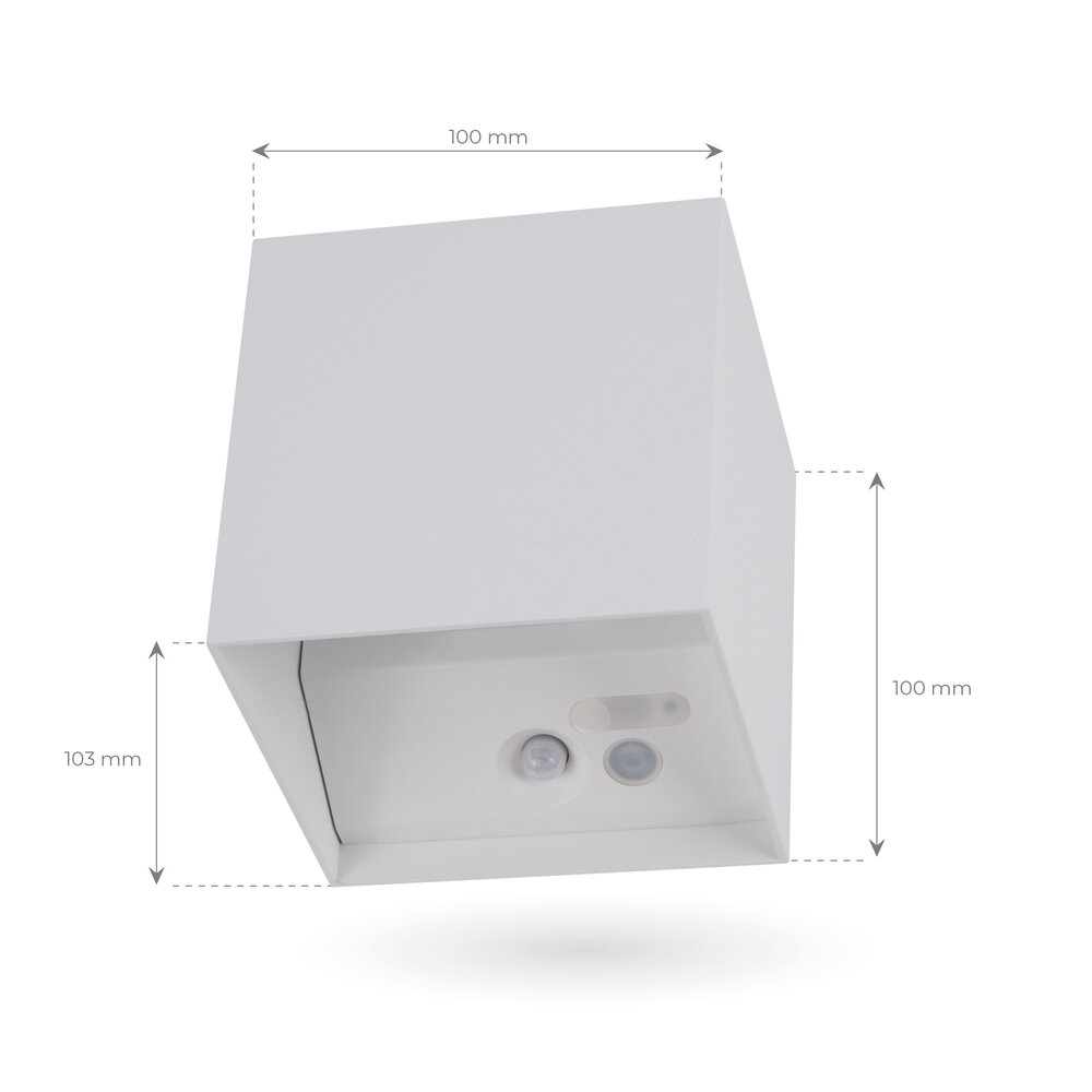 Ledvion USB Aplique de Pared Recargable Blanco - Inalámbrico - Batería de 4000 mAh - Adecuado para Interiores y Exteriores