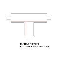 Ledvion Conector Tipo T para Carril Monofásico - Blanco - Right-2