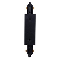 Ledvion Conector de  Carril Monofásico Mediano + Fuente de Alimentación - Negro