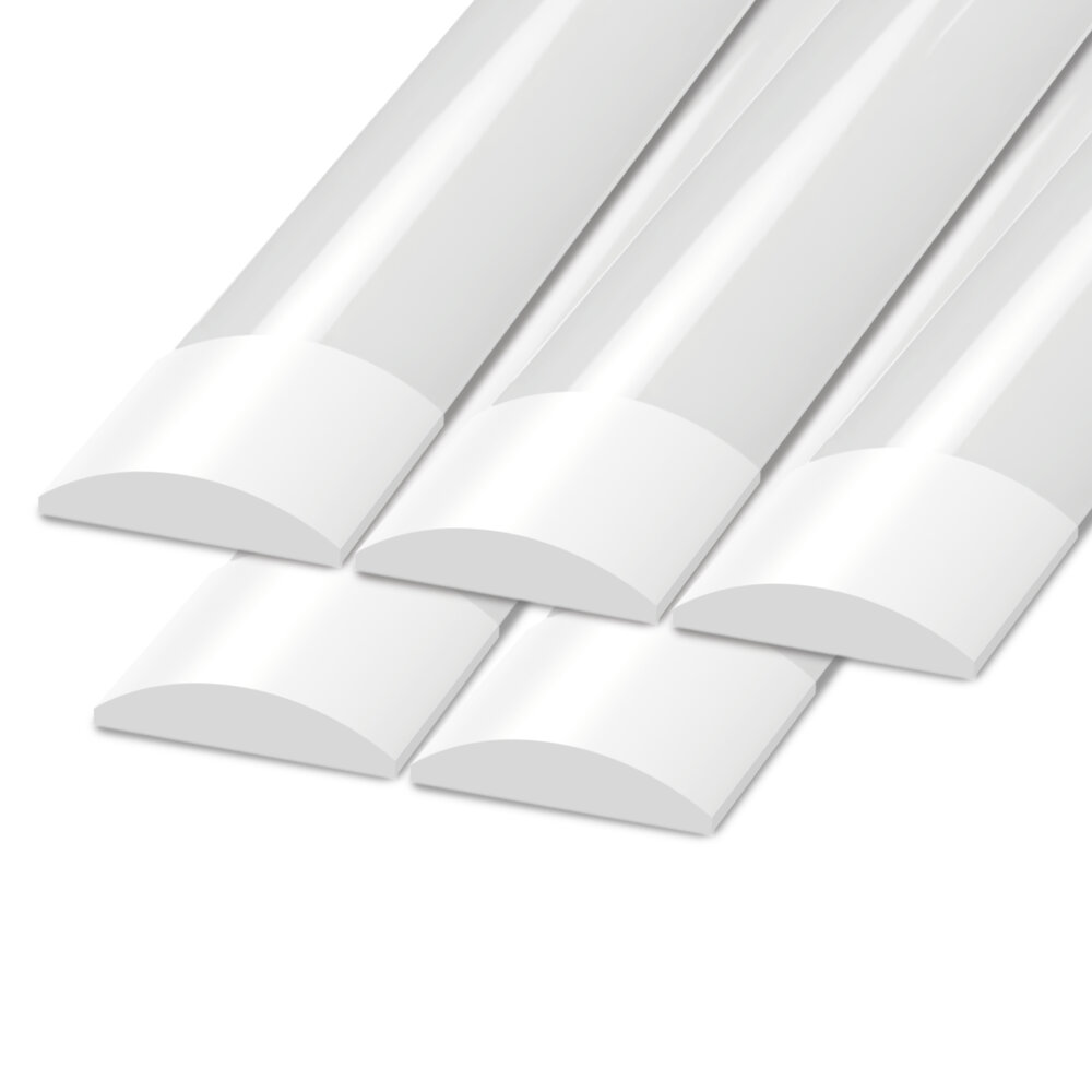 Ledvion 5x Regleta LED Batten 150 cm - 40W - 5600 Lumen - 4000K - IP20