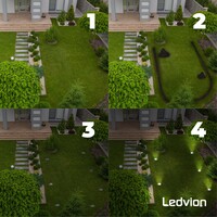 Ledvion IP 68 Conector en forma de T Estanco