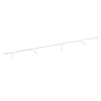 Ledvion 2m Iluminación con rieles LED - 4 Focos de Carril - Regulable - Monofásico - Blanco