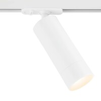 Ledvion 1m Iluminación con rieles LED - 4 Focos de Carril - 3W - 2700K - Regulable - Monofásico - Blanco