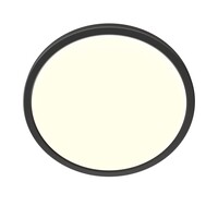 Ledvion Plafón de Baño - 18W - 1620 Lúmenes - Negro - Ø29 CM - IP44 Estanco - 2700K - Plafón LED