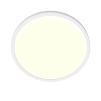 Ledvion Plafón de Baño - 18W - 1620 Lúmenes - Blanco - Ø29 CM - IP44 Estanco - 2700K - Plafón LED